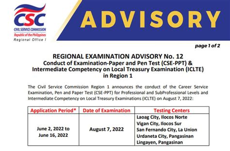 CSC Region 5 Online Slot Reservation » Free CSE Reviewers.